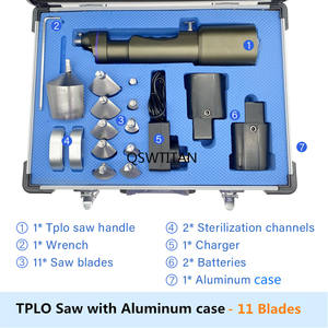 1 Set gergaji TPLO, gergaji ortopedi berosilasi, gergaji tulang listrik, instrumen bedah ortopedi dokter hewan - Product Image 6