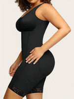 En gros Body sculptant amincissant intégral pour femmes, en nylon fin respirant, effet ventre plat, style colombiana