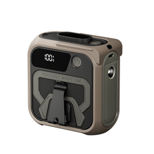 Handsfree Wearable Waist <b>Fan</b> Remote Control Low Noise 5-Speed USB Rechargeable for Hiking Camping Fishing Travel Car Household - Product Image 1