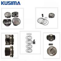 Pièces de moteur neuves d'usine, 4 pistons avec kit de segments pour Hyundai G4NC KIA 2.0 2.0l 2.0t Hybride, qualité OEM 23041-2E2000 Std 0.5