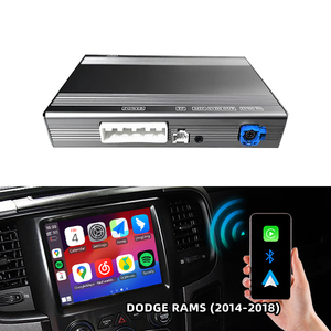 Không dây Carplay Adapter Android hộp <span class=keywords><strong>t</strong></span>ự động cho Dodge rams 2014 2018 nâng cấp màn hình đa phương tiện đài phá<span class=keywords><strong>t</strong></span> thanh hỗ trợ Google bản đồ chơi âm nhạc - Product Image 1