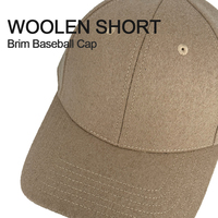 Gorra Heycap con Bordado 3D, Logotipo Personalizado, Gorra de Lana de 6 Paneles, Gorra de Béisbol, Ajustable, Deportiva, Unisex