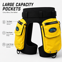 Pantaloncini da Immersione Tecnica + Pantaloncini Cargo con Tasche per Attrezzatura Subacquea + Anello a D + Attrezzatura per Immersioni Tecniche + Muta Subacquea + Drysuit