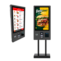 Kiosque interactif de terminal de paiement de libre-service de 32 pouces avec l'imprimante de supports de position de scanner de QR