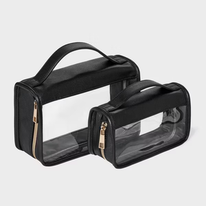 Trousse de <span class=keywords><strong>Maquillage</strong></span> Transparente Personnalisable, Sac de Voyage <span class=keywords><strong>pour</strong></span> Articles de Toilette, Étui Cosmétique <span class=keywords><strong>pour</strong></span> Femmes, Pochette de Soins de la Peau avec Fermetures Éclair <span class=keywords><strong>pour</strong></span> Essentiels - Product Image 5