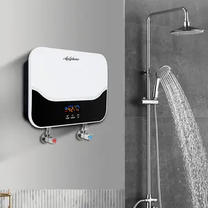 Wasserhahn Heizung und Dusche elektrische tankless 10 Sekunden haben Warmwasser haus tankless Warmwasser bereiter