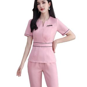 Abiti di bellezza ospedalieri alla moda e confortevoli infermieristica scrub medici set medici uniformi a maniche corte abiti dentali - Product Image 2