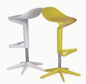 Modern Art Deco Eco-Friendly Leather Rotating <b>Bathroom</b> <b>Stool</b> Fashionable High Height-adjustable Tabletop Counter Usa Mairun - Product Image 3