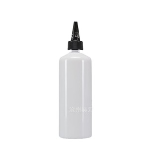 Factory direct stock of 300ml pointed-nose PET plastic <b>bottles</b>, pointed-nose cap ink dispensing <b>bottles</b>, and <b>squeeze</b> oil - Product Image 3