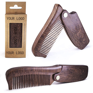 <strong>Fashion</strong> modern can be customized wholesale folding sandalwood beard wooden <strong>comb</strong> hair,wooden wide <strong>comb</strong> - Product Image 4