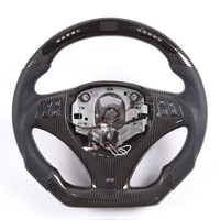 Volant en fibre de carbone LED compatible avec BMW M2 M3 M4 M5 M6 X1 X2 X3 X4 X5 X6 E46 E90 E91 E92 E93 E70 E71 E72 E53 E39 E60 E82 E66
