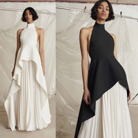Vêtement Migu pour femmes, ensemble deux pièces asymétriques, mode, vente en gros,, C2247