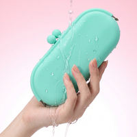 Nouveauté : Étui à lunettes en silicone écologique de haute qualité, protection anti-rayures, sac de rangement pour lunettes de soleil