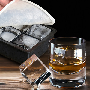 Food Grade Silicone Bar DIY 6 Grids Trays Whiskey Freezer <strong>Ice</strong> Box Square Sphere Skull <strong>Ice</strong> <strong>Cube</strong> Mold <strong>Ice</strong> Ball Maker Tray - Product Image 5