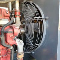 Compresseur d'air diesel à vis d'occasion, 25 bars, 30 m/min, haute pression, refroidissement par air, stationnaire