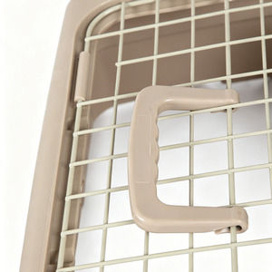 Jaula de Plástico para Perros en Stock de Fábrica, Transportín Portátil de Doble Puerta para Mascotas, Ideal para Transporte Aéreo y en Coche - Product Image 3