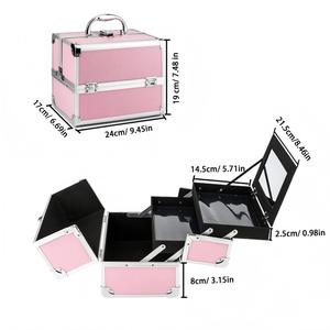 <span class=keywords><strong>Mallette</strong></span> OEM en aluminium pour maquillage de beauté féminin <span class=keywords><strong>mallette</strong></span> portable pour outil de <span class=keywords><strong>coiffure</strong></span> de barbier - Product Image 3