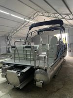 Bateau ponton 6m, yacht sportif 4.5m, console centrale, bateau ponton 18 pieds en aluminium avec moteur hors-bord