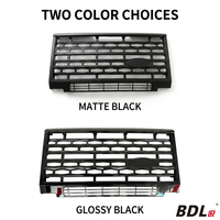 Grille de calandre noire brillante et noire mate pour Land Rover Defender 90 110 1990-2016, remplacement de la grille de pare-chocs avant tout-terrain