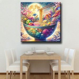 Ever Moment 2025 Nuovo Design di Pittura Diamantata: Una Ciotola di Noodles, Decorazione Murale Creativa <span class=keywords><strong>per</strong></span> Ristoranti e Cucine ASF2939 - Product Image 2