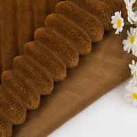 Tissu en peluche en gros, tissu en flanelle, coussins et oreillers, tissu en velours côtelé pour l'automne et l'hiver, jouets pour bébés.