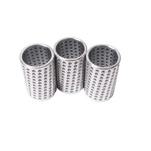 Gabbia per cuscinetti a sfera con supporto a sfera lineare in ottone - Product Image 5