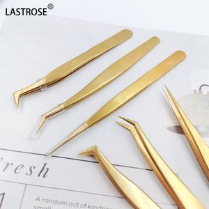 Pinzas de Punta de Fibra de Alta Calidad para Extensión de Pestañas, Pinzas para Extensión de Pestañas de Volumen - Product Image 3