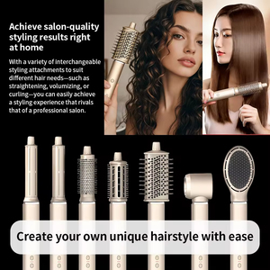 Air w Arp Co-anda 2x Rizador de Pelo Portátil con Motor AC - Estilizador Multifuncional para Rizar y Alisar con Soporte en Francés En stock - Product Image 4