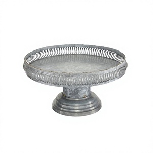 Support à gâteau galvanisé au design simple, forme ronde, taille personnalisée, support de service pour desserts et gâteaux à bas prix - Product Image 1