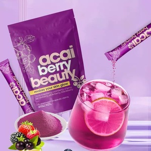 Bubuk <span class=keywords><strong>Acai</strong></span> <span class=keywords><strong>Berry</strong></span> Minuman Populer Berkualitas Makanan, Jus Kecantikan Sehat Kaya Vitamin - Product Image 2