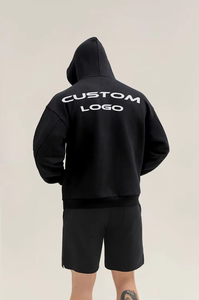 Hoodie kustom untuk pria, Hoodie katun berat badan 100%, Hoodie Pullover ukuran besar bercetak, hoodie untuk pria - Product Image 2