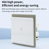 ES3-BT TTHotel TTLOCK 40A Saklar Penghemat Energi Hotel Pintar Rfid Saklar Daya Hotel Saklar Kartu Daya Hotel