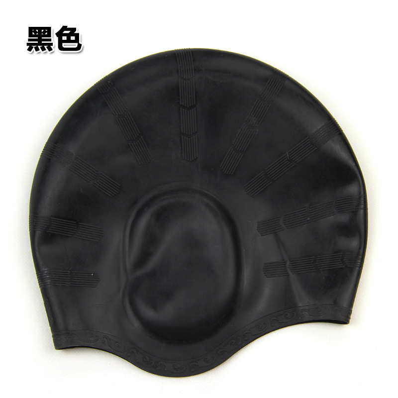 Силиконовая Шапочка 3D siwm оптом, шапочка для плавания с ушками для длинных волос