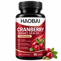 Formule Canneberge avec Probiotiques et Extrait de Citrouille 90 Capsules Fabricant de Compléments Alimentaires Personnalisés Marque Privée OEM