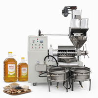 Presse à huile combinée 6YL-125 avec filtre, moulin à huile automatique pour tournesol/coco/soja/arachide pour usine d'huile