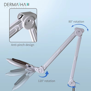 Dermasha phun 2025 thẩm mỹ cụ chuyên nghiệp tần số cao nóng và lạnh trên khuôn mặt Ozone hấp với Magnifying ánh sáng - Product Image 4