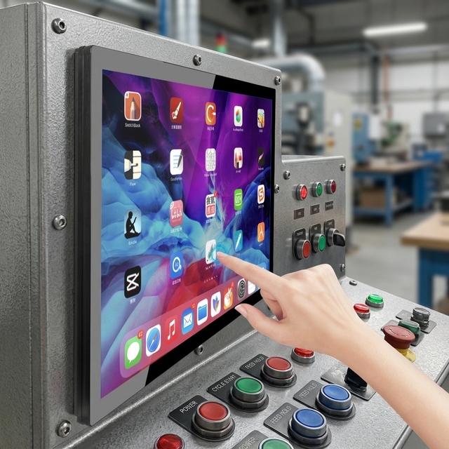 21.5 Inch 1500 Nit 3MM Glass IK08 CE ROHS FCC Touch Screen Monitor
