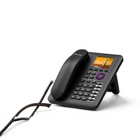 Téléphone VoIP SIP IP SC-9012B-PH avec voix HD, PoE, Ethernet, montable au mur, pour les appels en conférence professionnels
