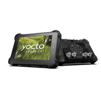 Tableta Linux Yocto Resistente al Agua IP67 con Interfaces M12 RS232 RS485 ACC DC GPIO para Vehículos Pesados
