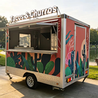Chariot à hot-dogs pour usage extérieur, avec barre de remorquage, en tôle galvanisée certifiée CE, longue durée de vie, idéal pour les snacks et les barbecues