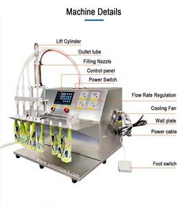 Machine de remplissage de sac de poche de bec de temps de livraison plus rapide pour l'huile de gelée ketchup confiture sauce au miel parfum nourriture à l'olive bon prix - Product Image 4