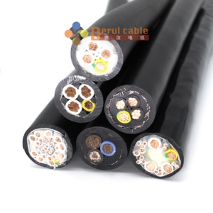 Câble électrique de grue à tour en cuivre pour grue aérienne câble d'épandeur de câble d'enrouleur rond gaine en PVC PUR pour grues portuaires <span class=keywords><strong>4x16</strong></span> - Product Image 6