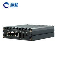 Mini PC Nano J1900 J1800 E3845 con 2 Puertos Ethernet Intel I226 Quad Core 1*DDR3 8GB RS232 Industrial Sin Ventilador Thin Client