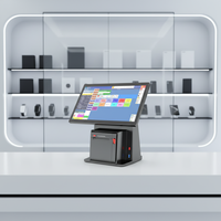 Système de point de vente Android Scangle avec écran tactile de 14,1 pouces, connectivité NFC, Bluetooth, USB, Wi-Fi, imprimante de reçus de 80 mm, processeur Intel Core-i5, 4 Go de RAM