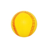 Balle de pression solide en mousse PU de 7 cm |   Balle anti-stress souple et élastique personnalisée pour le baseball/softball, soulagement de l'anxiété, entraînement de la force de préhension
