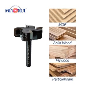 Miaorui 8*40*4T * 60L remplaçable alliage dur <span class=keywords><strong>bois</strong></span> CNC Spoilboard surfaçage routeur Bits fraise tige ronde forets - Product Image 5