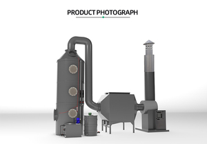 Columna de Absorción de Alta Eficiencia, Depurador de Gases Húmedos, Sistema de Tratamiento de Gases, Filtración de Agua Industrial, Eliminador de Niebla - Product Image 3