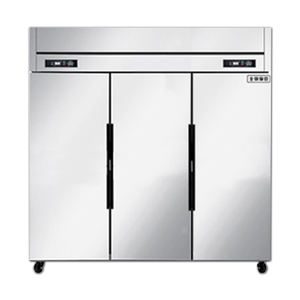 ตู้แช่เย็นแบบตั้งตรง,ฟรีฟรอสต์ตู้เย็นและช่องแช่แข็งทำจากสเตนเลสสตีลสำหรับห้องครัว - Product Image 6