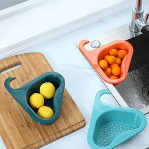 Nouveau design – Panier d'égouttage suspendu en plastique et acier inoxydable, motif dessin animé, grande capacité, haute qualité pour évier de cuisine - Product Image 6