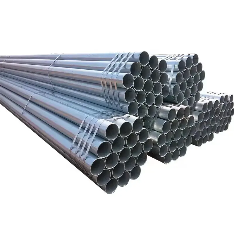Tubo de acero galvanizado en caliente/tubo GI Tubo de acero pregalvanizado Tubo galvanizado para construcción